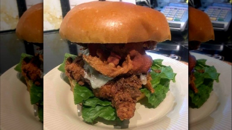 baker's fried chicken sandwich