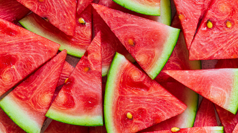 slices of watermelon