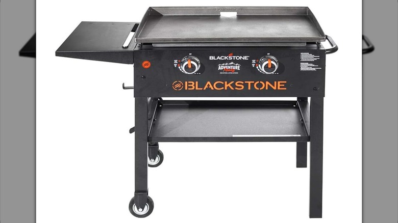 Free-standing Blackstone Adventure Ready 2-Burner Outdoor Griddle