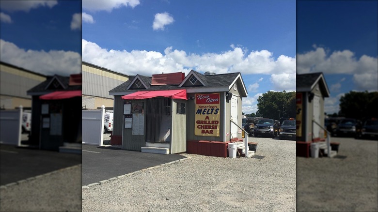 Outside of American Melts eatery in New Jersey