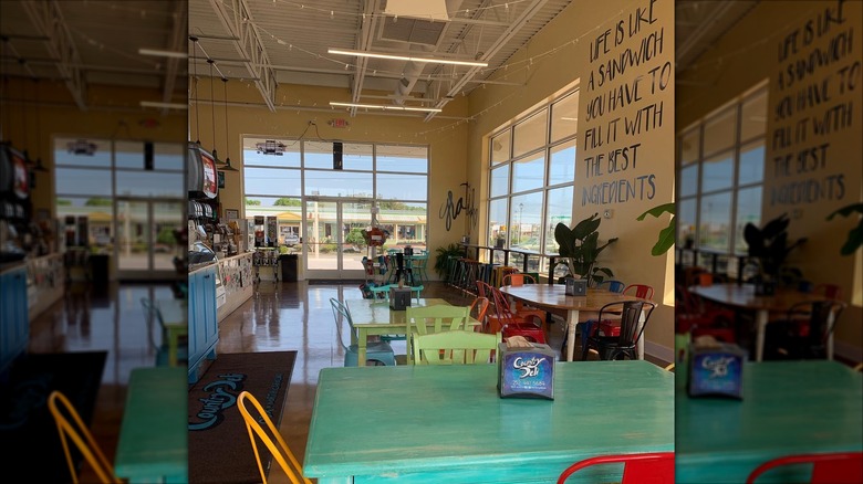 Interior of Country Deli in Kill Devil Hills, North Carolina