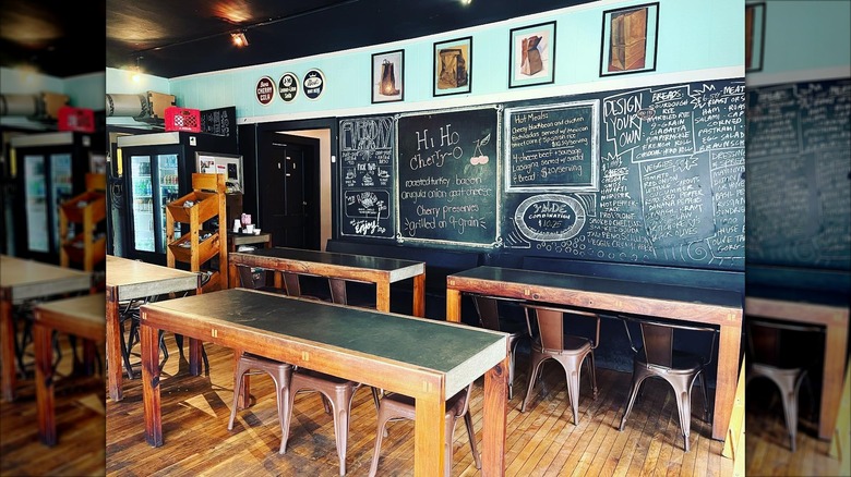 Interior shot of The Brown Bag Deli in Ohio