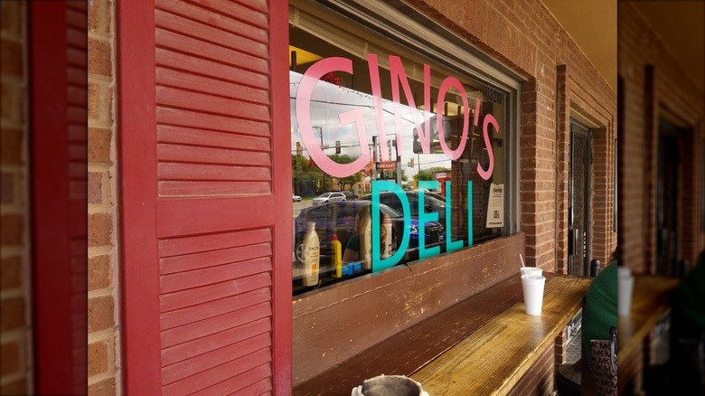 Gino's Deli Stop n Buy sign in Texas