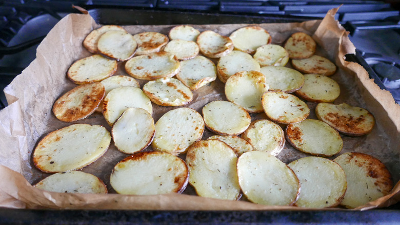 potatoes in oven 