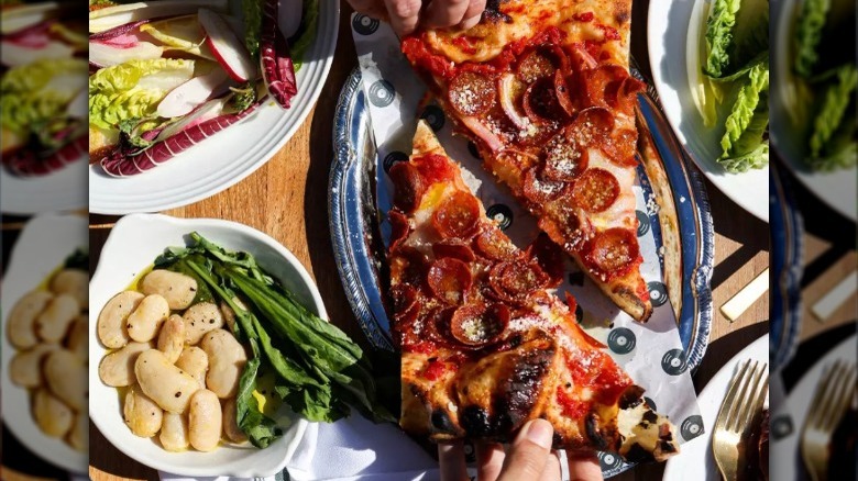 trio of fresh italian appetizers