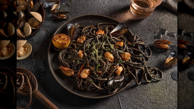 squid ink pasta