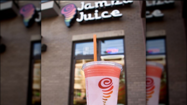 smoothie from Jamba Juice