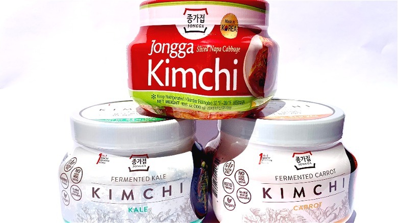 Three Jongga Kimchis