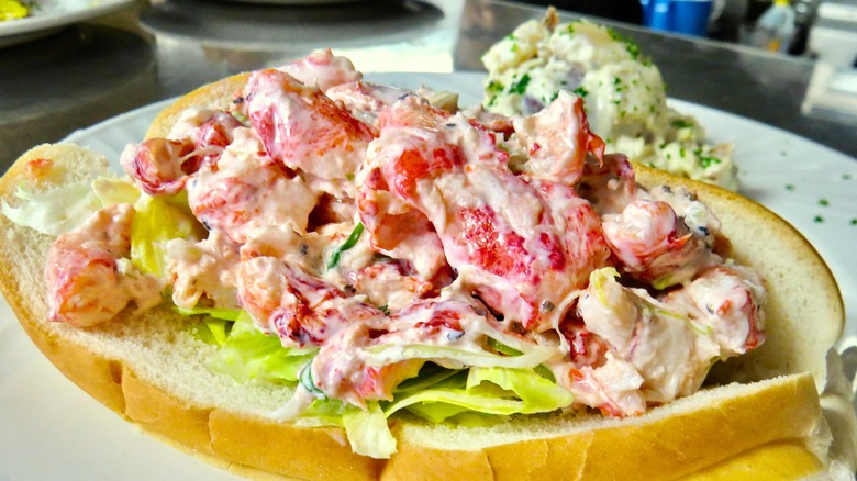 The Lobster Pot lobster roll