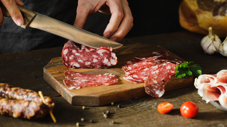 Cutting charcuterie