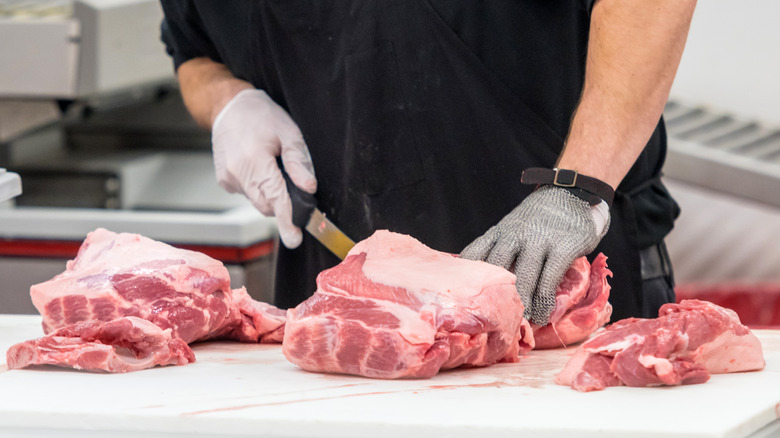 trimming beef cuts