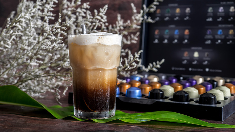 Nespresso iced coffee and pods