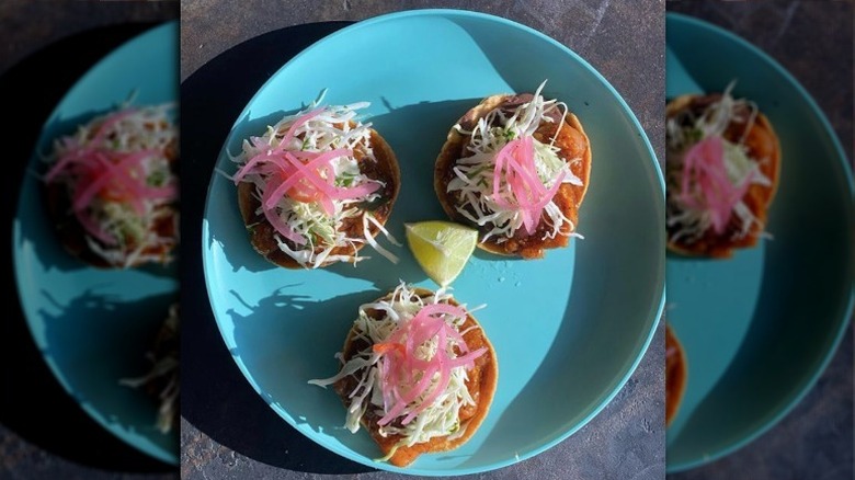 plate of tostadas