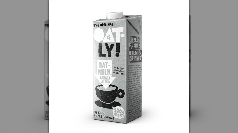 Oatly barista oat milk