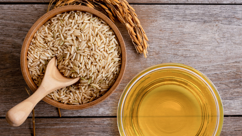 rice and rice bran oil