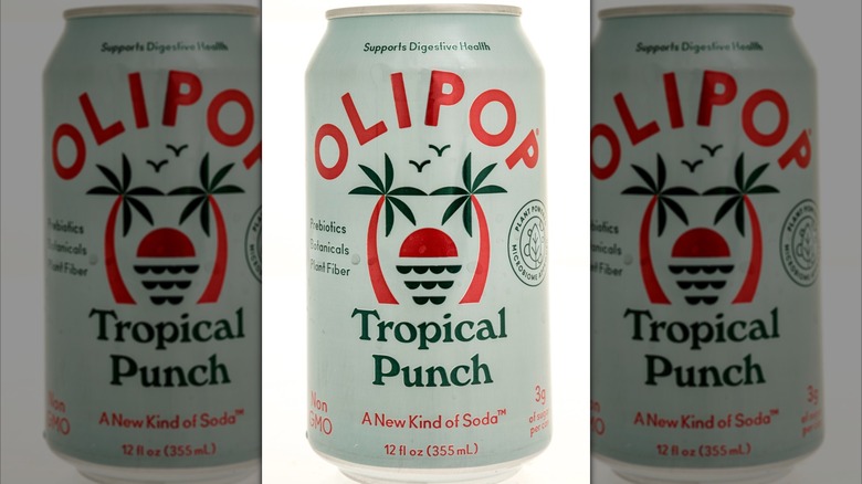 A can of Olipop Tropical Punch