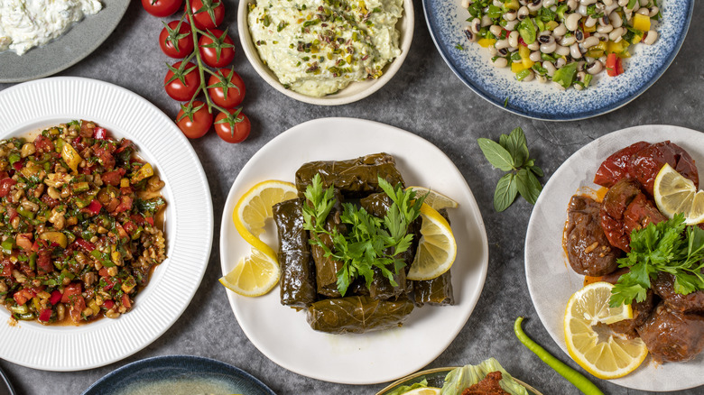 selection of mezze