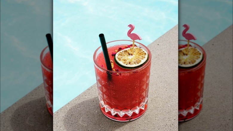 Cocktail by the pool