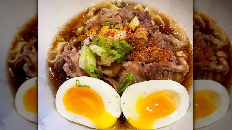 Beef tendon ramen