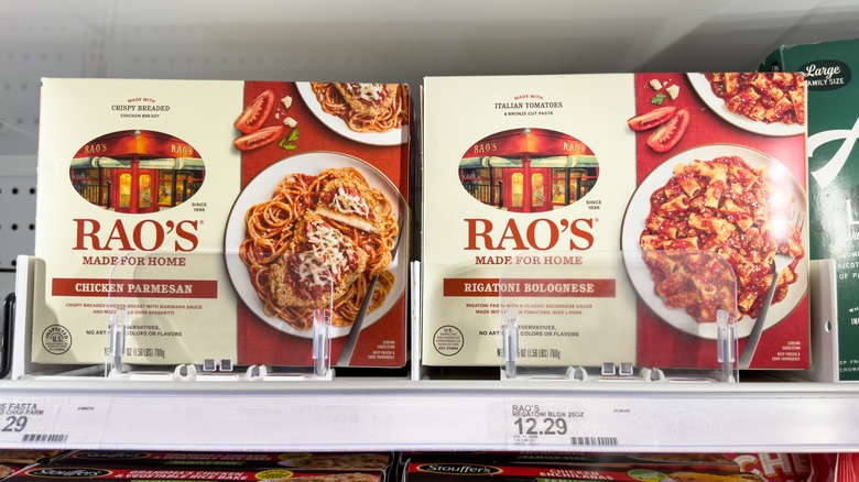 Rao's frozen entrées on display