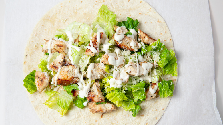 chicken Caesar wrap 