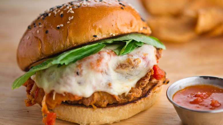 chicken parmesan sandwich 