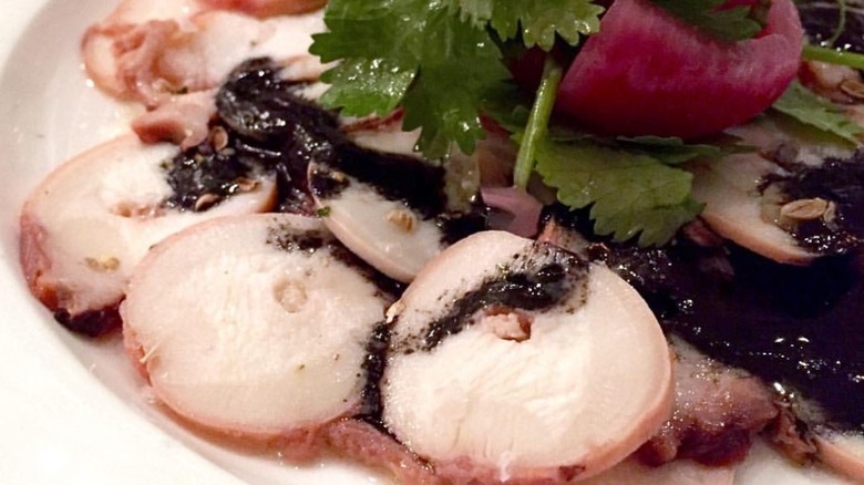 octopus carpaccio