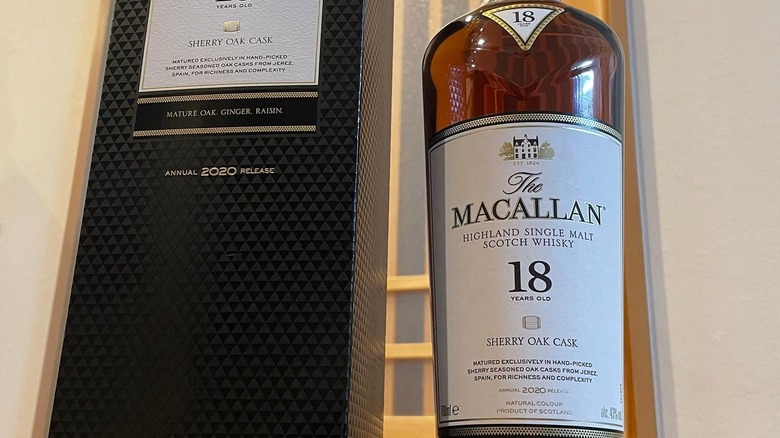 Macallan Double Cask 18 bottle box