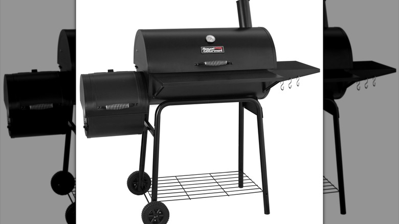 Royal Gourmet smoker against a white background