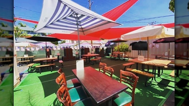 Sonny Mclain's outdoor patio 