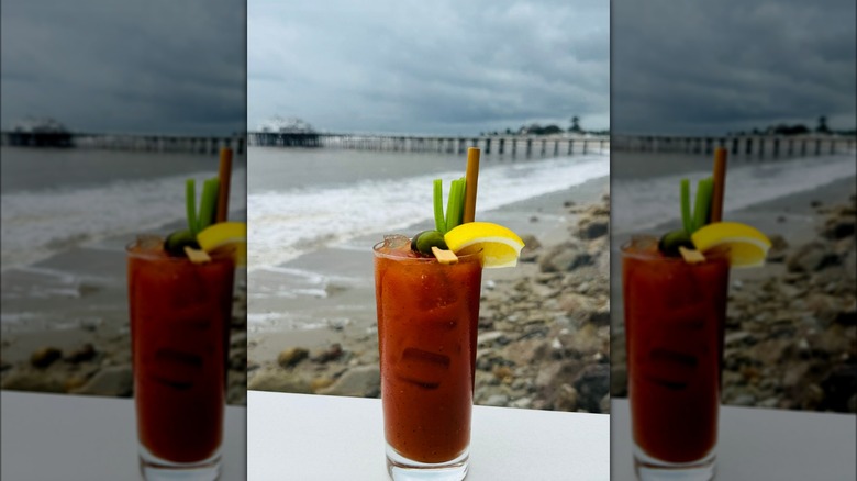 bloody Mary by the beach