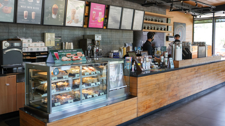 Starbucks coffee shop interior