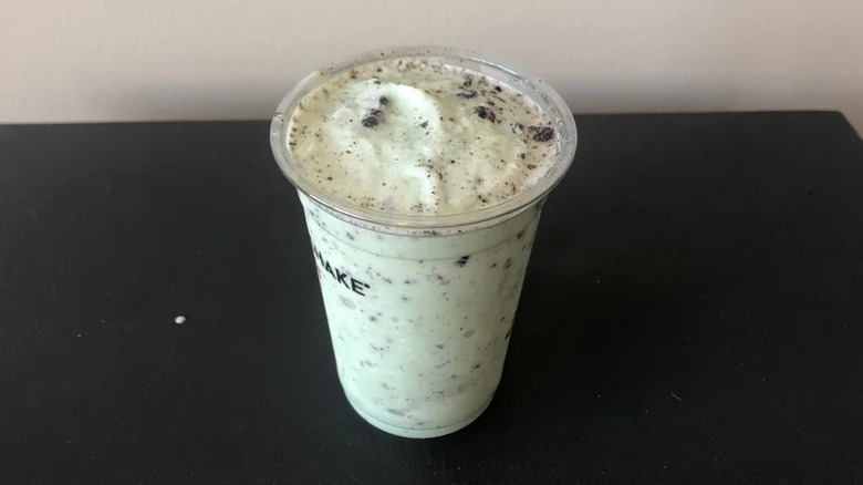 Steak 'n Shake Oreo Mint Shake