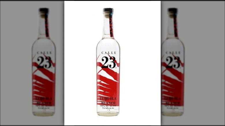 Bottle of Calle 23 tequila blanco