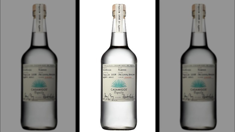Bottles of Casamigos Blanco tequila