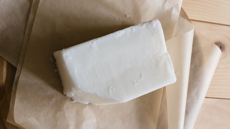 Block of beef tallow 