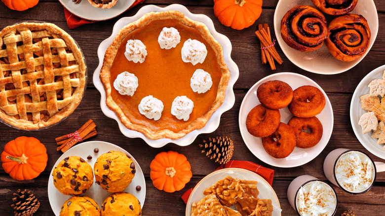 pumpkin baked goods