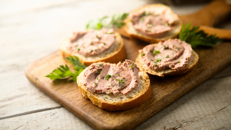 liver pate on toast