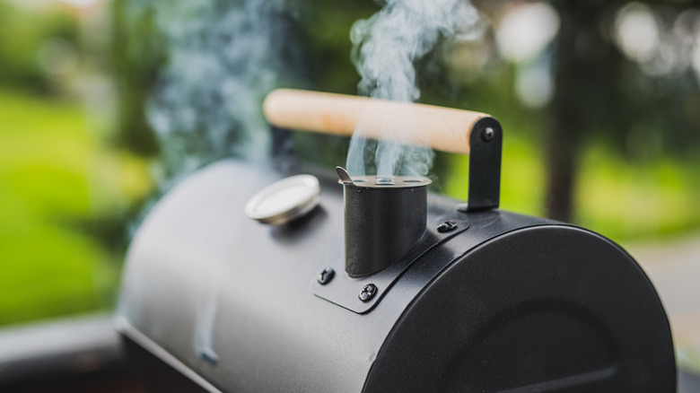 black smoker with smoke