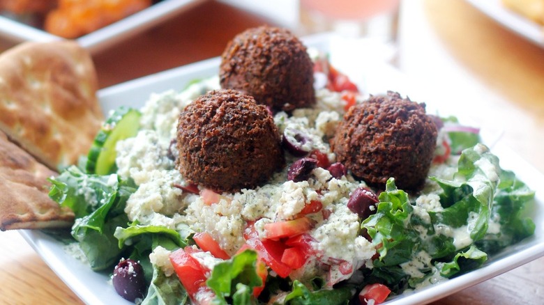 J. Selby's vegan falafel salad