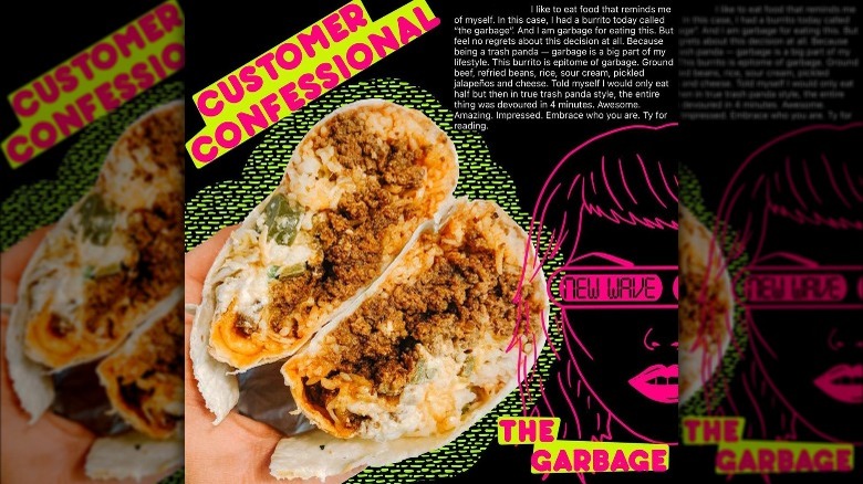 new wave burritos' garbage burrito