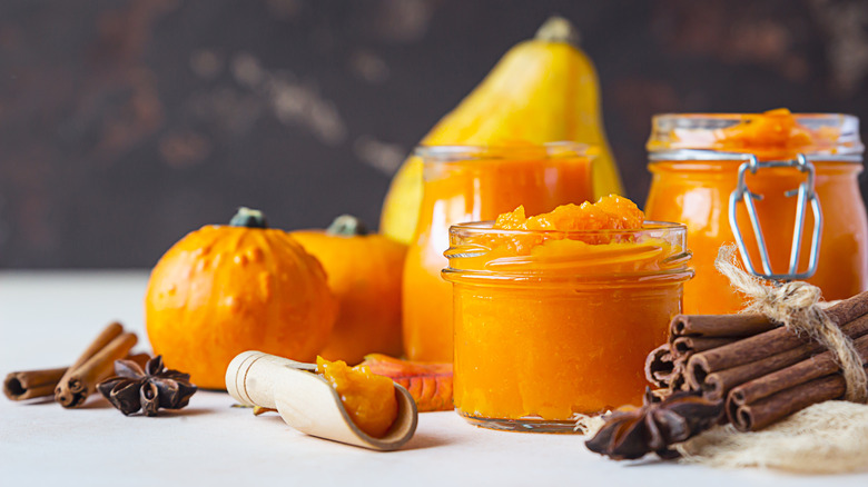 pumpkin puree with spices