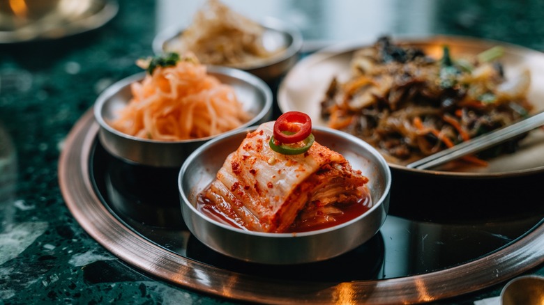 a selection of side dishes