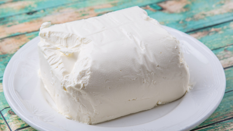 soft cream cheese block