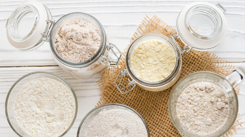 jars of flour