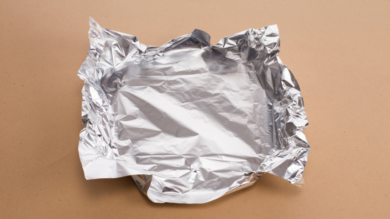 sheet of aluminum foil