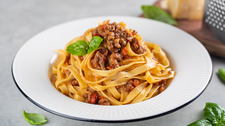 tagliatelle with ragu 