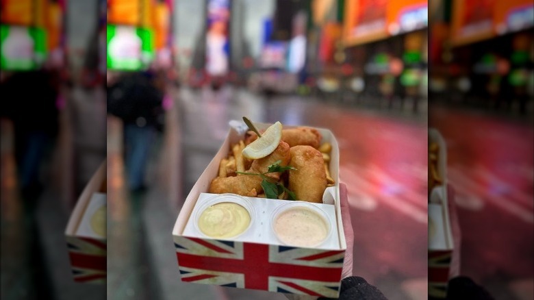 Gordon Ramsay Fish and Chips in Times Square