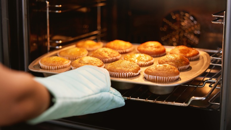 baking cupcakes