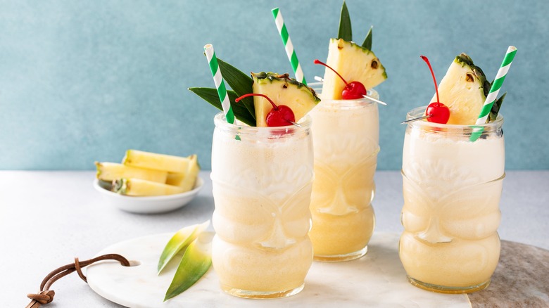 Frozen pina coladas